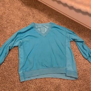 Aerie Teal Sweatshirt, Large